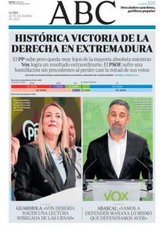 GUARDIOLA: «VOX DEBERÍA HACER UNA LECTURA SOSEGADA DE LAS URNAS»