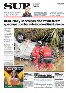UN MUERTO Y UN DESAPARECIDO TRAS UN FRENTE QUE CAUSÓ TROMBAS Y DESBORDÓ EL GUADALHORCE