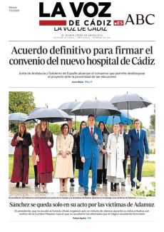 SÁNCHEZ SE QUEDA SOLO EN SU ACTO POR LAS VÍCTIMAS DE ADAMUZ