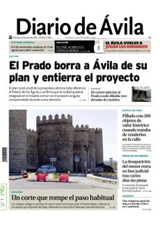 UN CORTE QUE ROMPE EL PASO HABITUAL