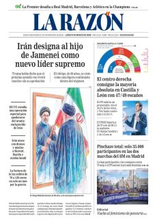 IRÁN DESIGNA AL HIJO DE JAMENEI COMO NUEVO LÍDER SUPREMO