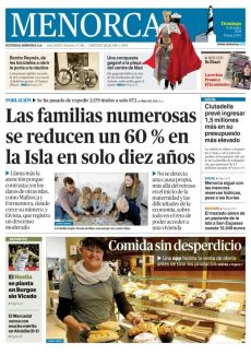 LAS FAMILIAS NUMEROSAS SE REDUCEN UN 60 % EN LA ISLA EN SOLO DIEZ AÑOS