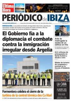 FORMENTERA CELEBRA EL CIERRE DE LA TURBINA DE LA CENTRAL TÉRMICA DES CA MARÍ
